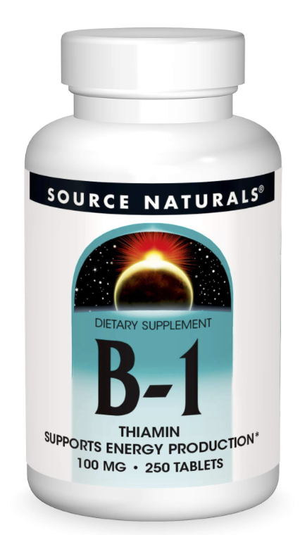 Source Naturals Vitamin B-1 100mg 100tabs